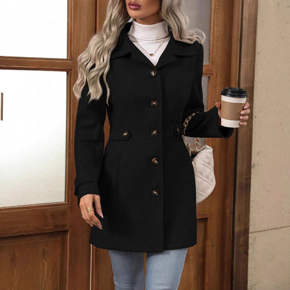 Single Coat Buttons  Jacket Commute For