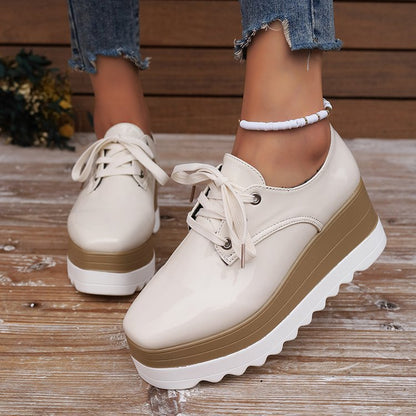 Escarpins en cuir verni
