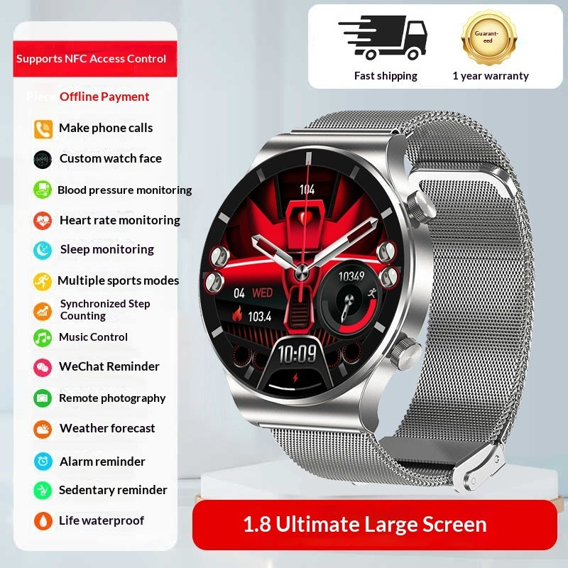 Montre connecté de sport avec appels Bluetooth