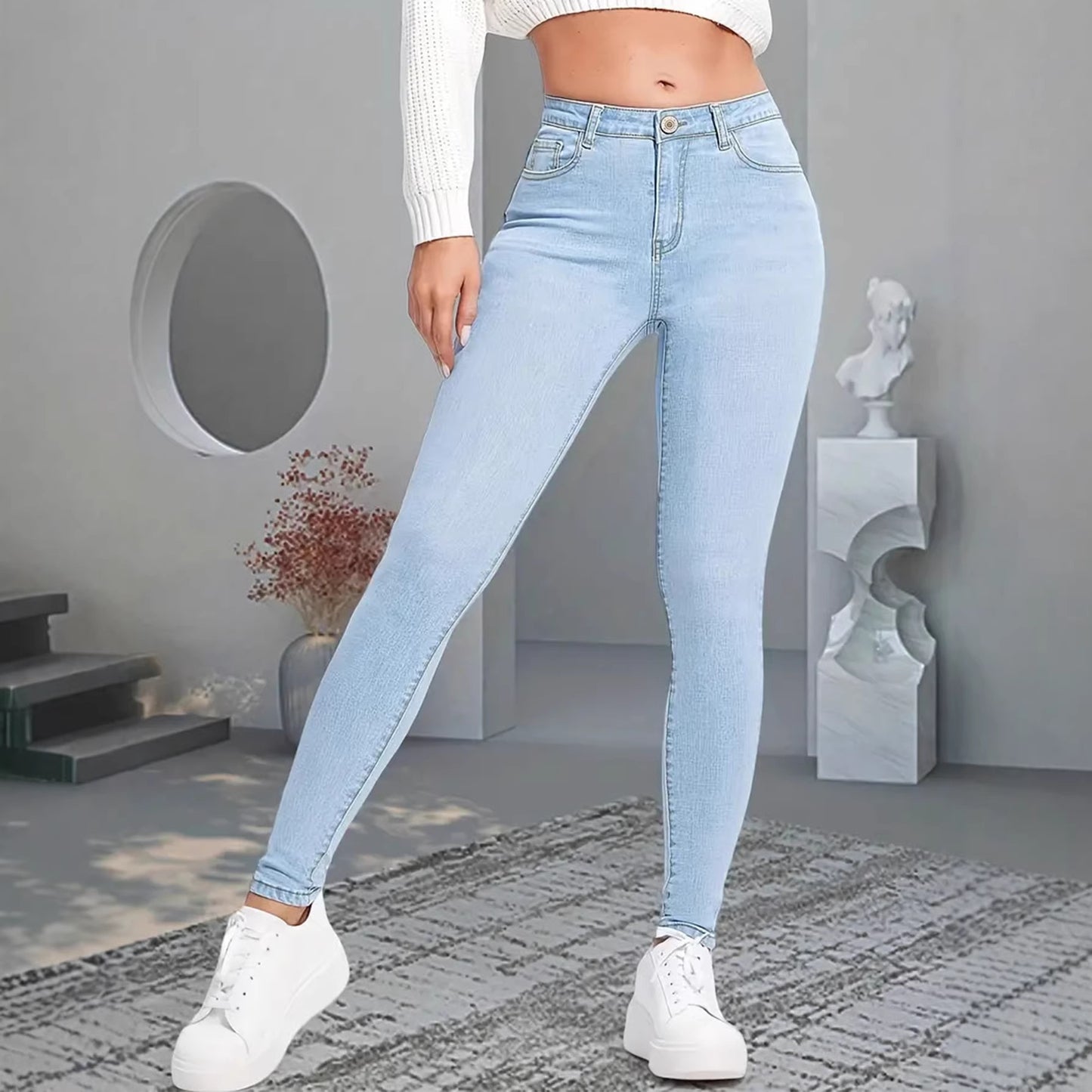 Jeans tendance coupe slim