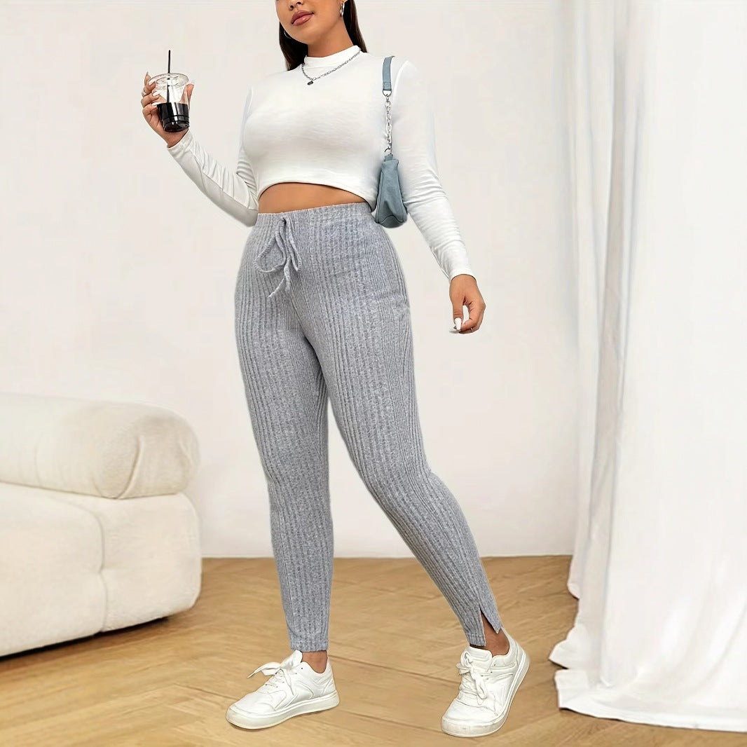 Pantalon de yoga moullant taille haute