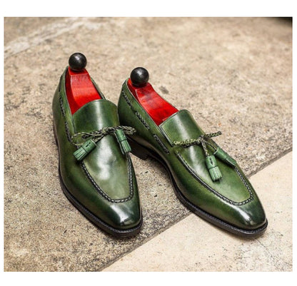 Chaussures verte