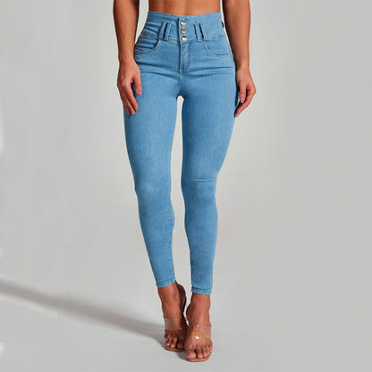 jeans taille haute