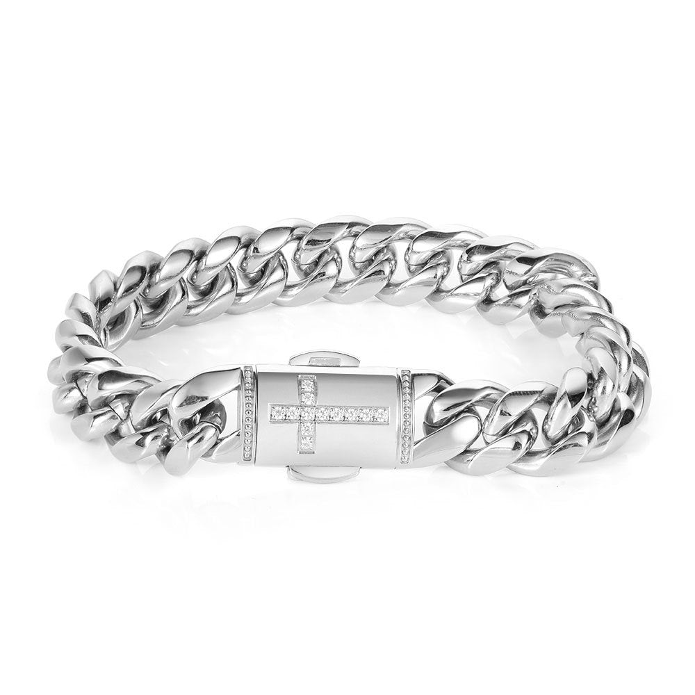 Ädelstolarmband, fir Mann a Fra