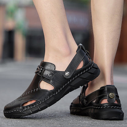 Sandales en cuir pour homme