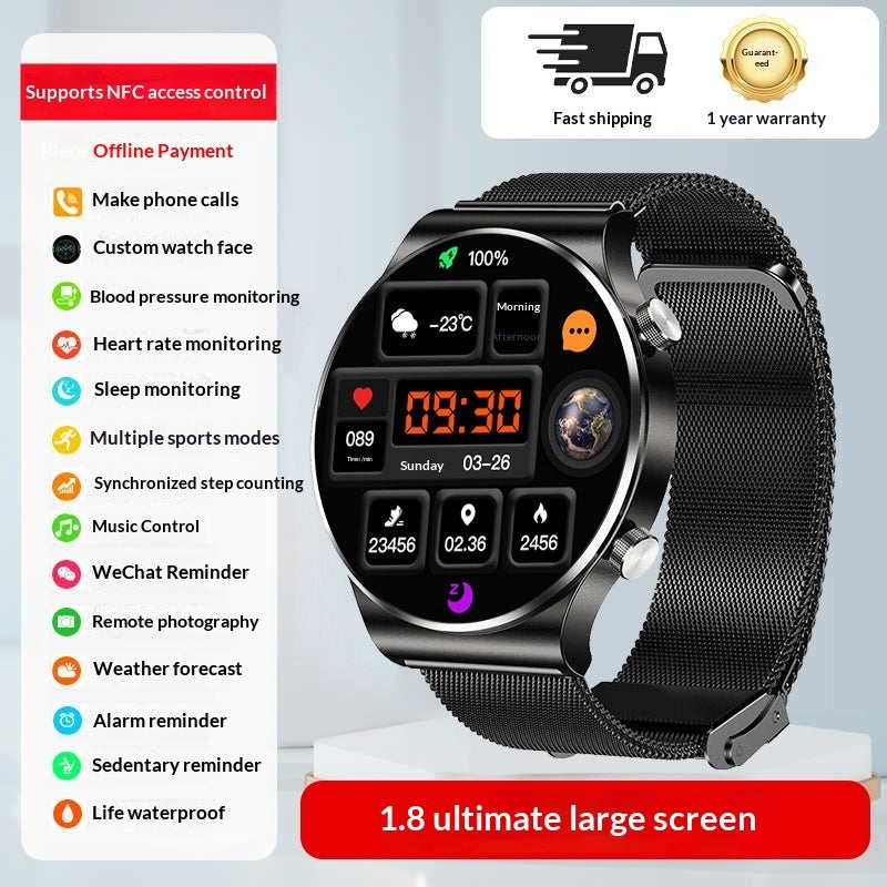 Montre connecté de sport avec appels Bluetooth