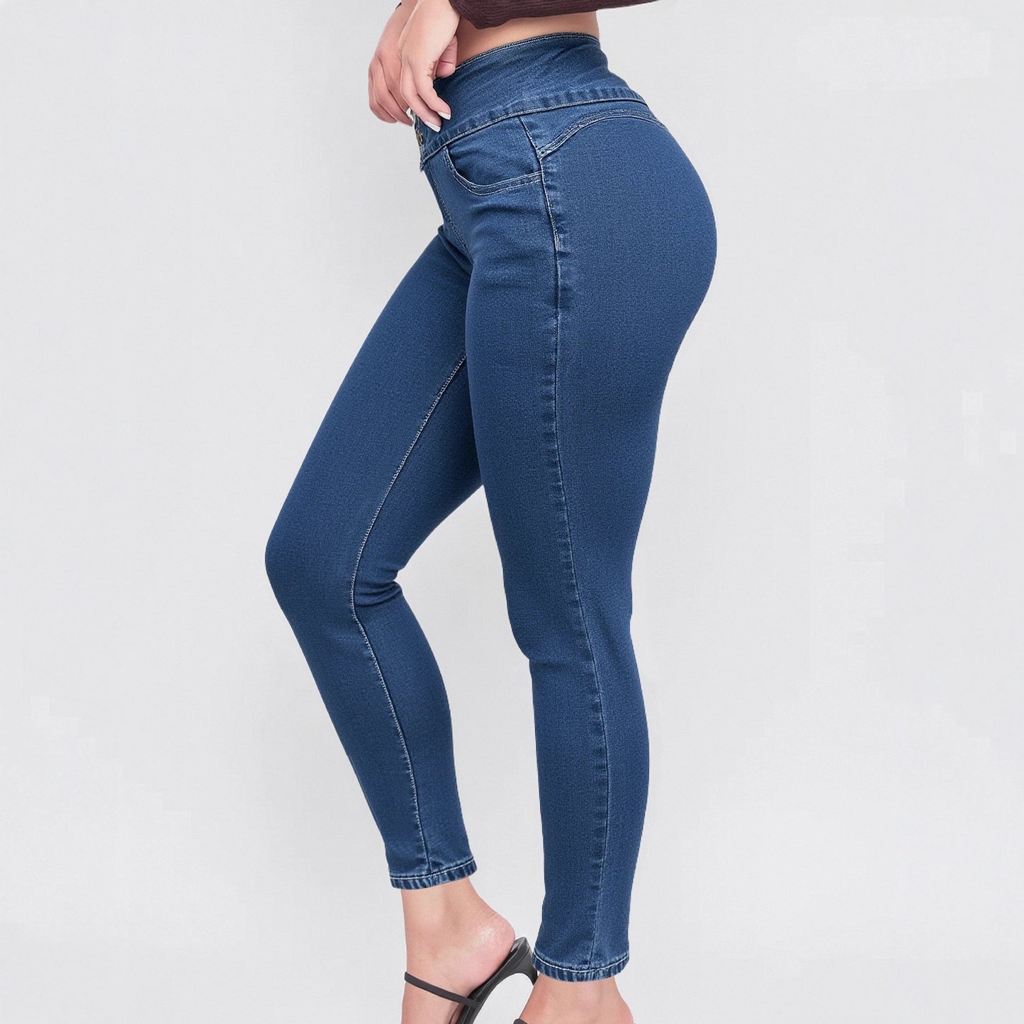 Jean haute taille Extensibilité